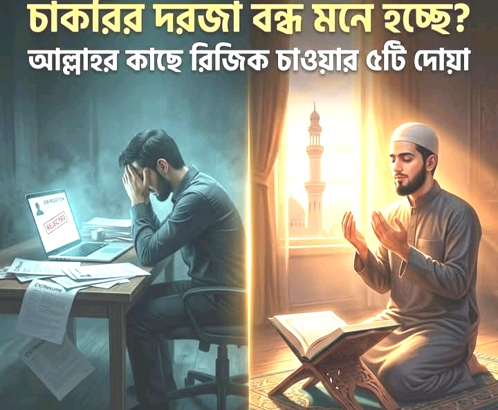 চাকরি হচ্ছে না? — রিজিকের দরজা খোলার ৫টি দোয়া