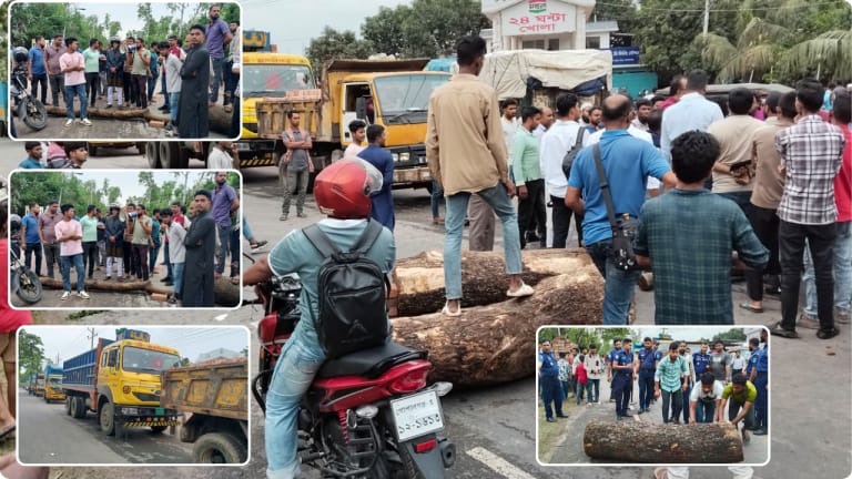 গোপালগঞ্জে তেল সংকট: মহাসড়ক অবরোধে যানজট, ভোগান্তি চরমে