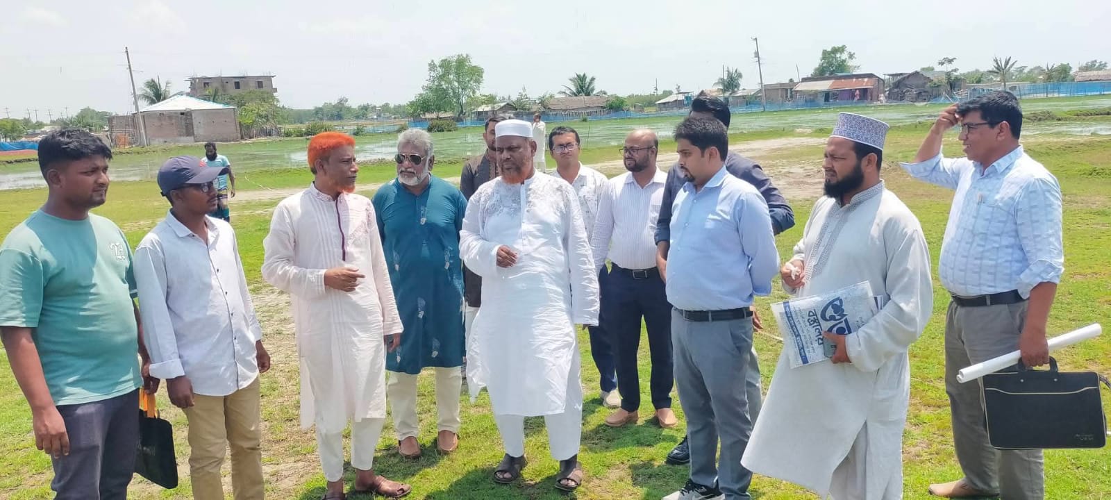 ফায়ার সার্ভিস স্টেশন ও বিদ্যুতের গ্রীড উপকেন্দ্রের নির্ধারিত জায়গা পরিদর্শনে-এমপি
