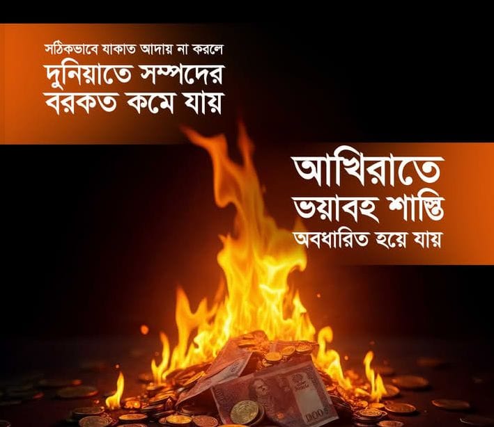 যাকাত আদায় না করার পরিণতি